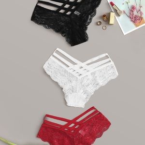 COPY - 6/$35. 9 Lacey cheeky panties